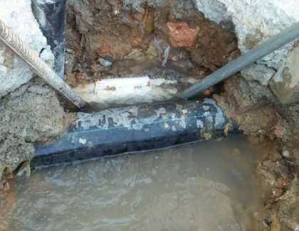 图木舒克测漏水之水管漏水